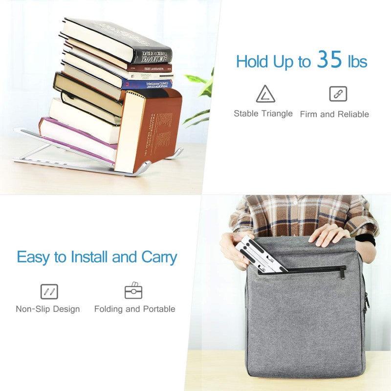 🔥Limited Time Offer - 💎Foldable Metal Laptop Stand with Non-Slip Rubber Grips