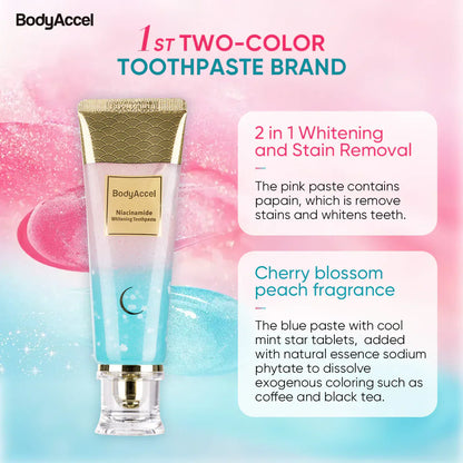 BodyAccel™ Niacinamide Whitening Toothpaste