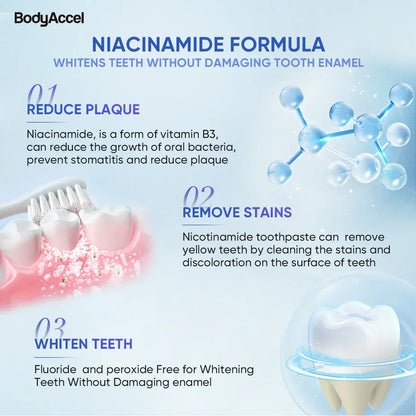 BodyAccel™ Niacinamide Whitening Toothpaste