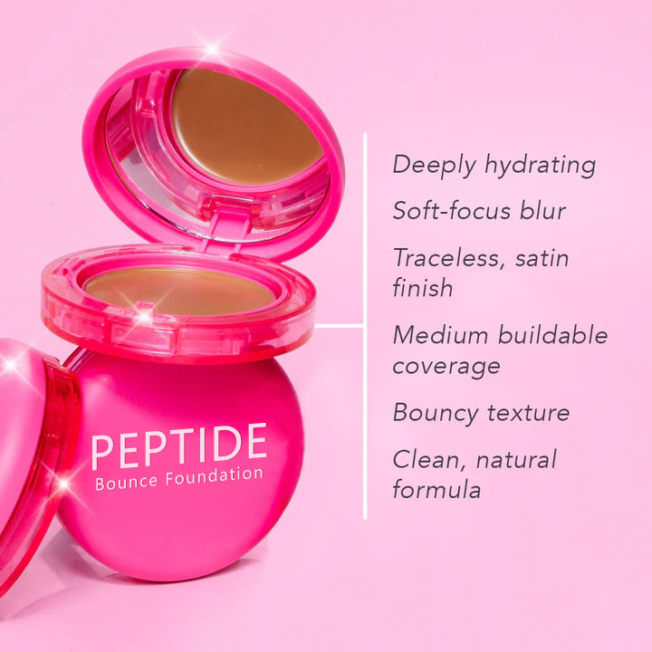 Final 6 Hours: 70% OFF- Peptide Bounce Foundation with Brush FREE !